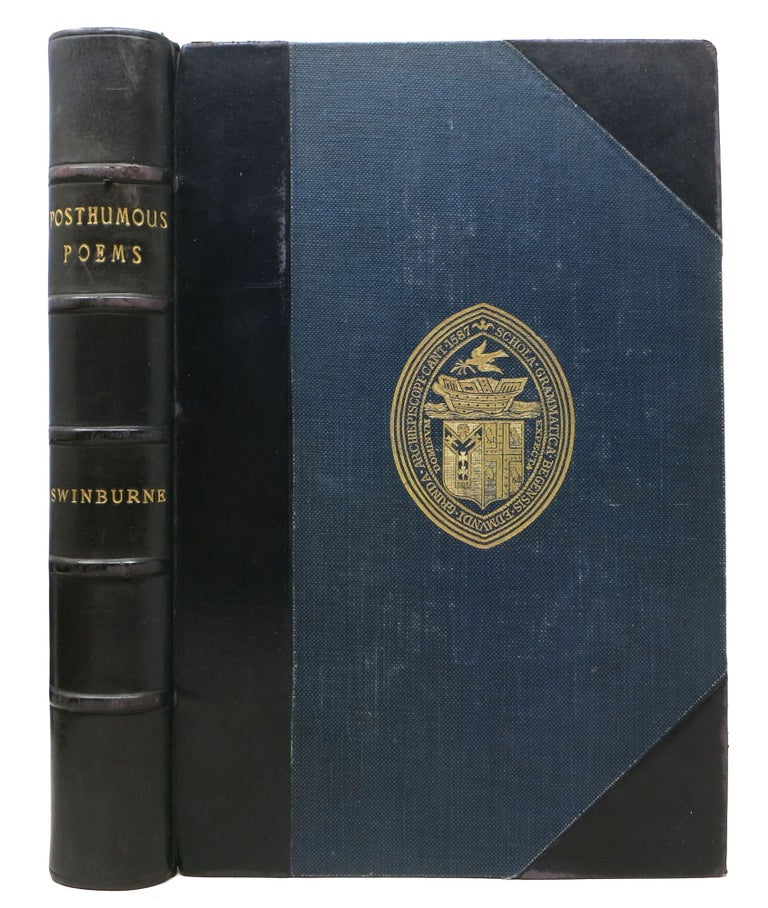 Item #48281 POSTHUMOUS POEMS. Algernon Charles . Gosse Swinburne, Edmund, Thomas James - Wise, 1837 - 1909.