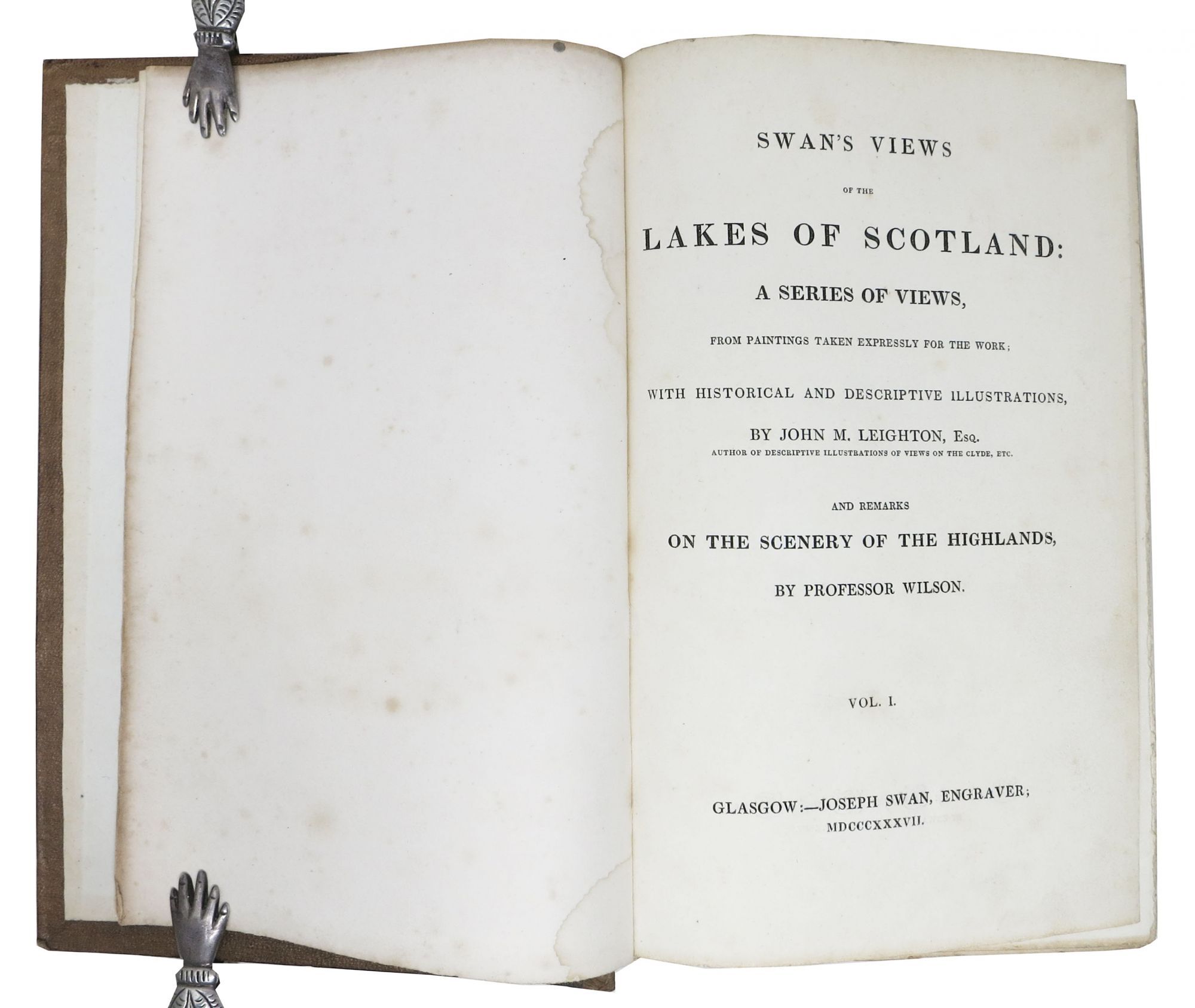 SWAN'S VIEWS Of The LAKES Of SCOTLAND: A Series of Views, from