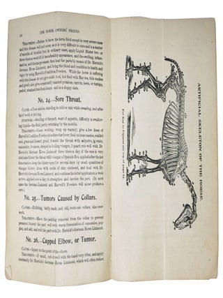 The HORSE OWNER'S FRIEND. A Treatise on Diseases of The Horse, Cattle and Fowl.