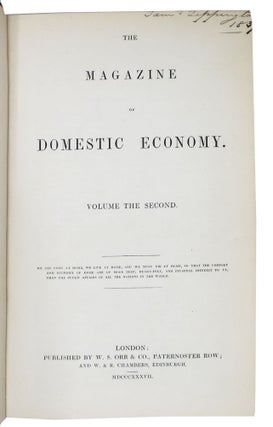 The MAGAZINE Of DOMESTIC ECONOMY. Volume the Second.