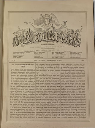 Item #48550.2 OUR DAILY FARE. No. 1 - No. 12. Wednesday June 8, 1864 - Tuesday, June 21st,...