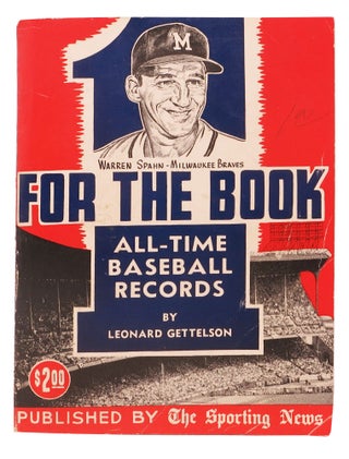 Item #48564 ONE For The BOOK For 1962. Complete All - Time Major League Records. Leonard -...