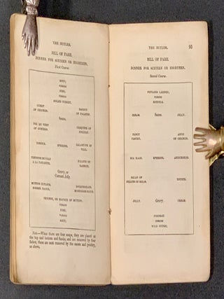 The BUTLER. By an Experienced Servant.; The Wine Department, by J. B. Davis, Wine Cooper. Houlston & Wright's Industrial Library.