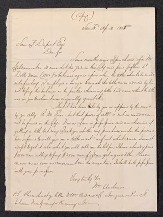 Item #48992 ALs (File Copy). San Fro. Ap. 30. 1855. Samuel Francis - Presumed Addressee....