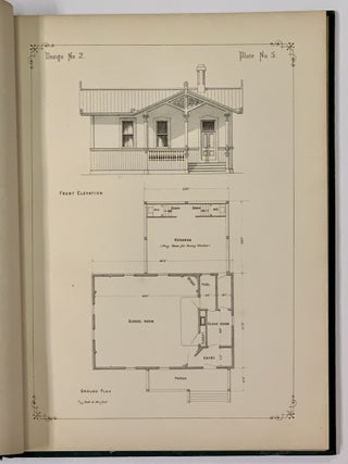 SCHOOL - HOUSE ARCHITECTURE. Illustrated in Seventeen Designs, in Various Styles.; With Full Descriptive Drawings in Plan, Elevation, Section and Detail.