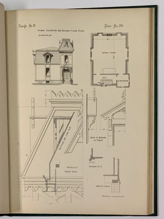 SCHOOL - HOUSE ARCHITECTURE. Illustrated in Seventeen Designs, in Various Styles.; With Full Descriptive Drawings in Plan, Elevation, Section and Detail.