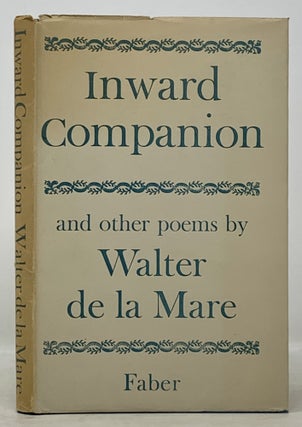 Item #49354 INWARD COMPANION Poems. Walter De La Mare
