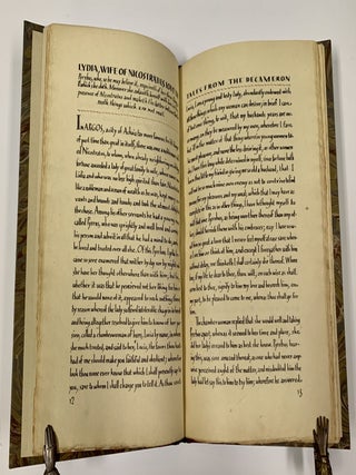 TALES From The DECAMERON Of BOCCACCIO. The Hand of John Paul Jr. For Private Issue.