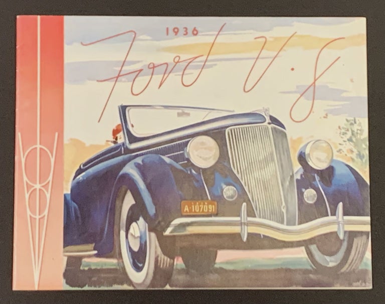 Item #49476 1936 FORD V • 8. Automotive Promotional Booklet.