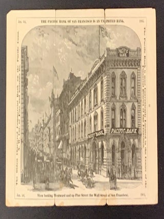 Item #49506 WOOD ENGRAVING. The Pacific Bank of San Francisco is an Unlimited Bank. Jan. 1st,...