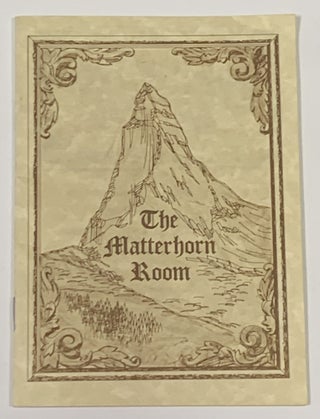 Item #49562 The MATTERHORN ROOM. Promotional Booklet / Minnesota Local History, "The Palmer Family"