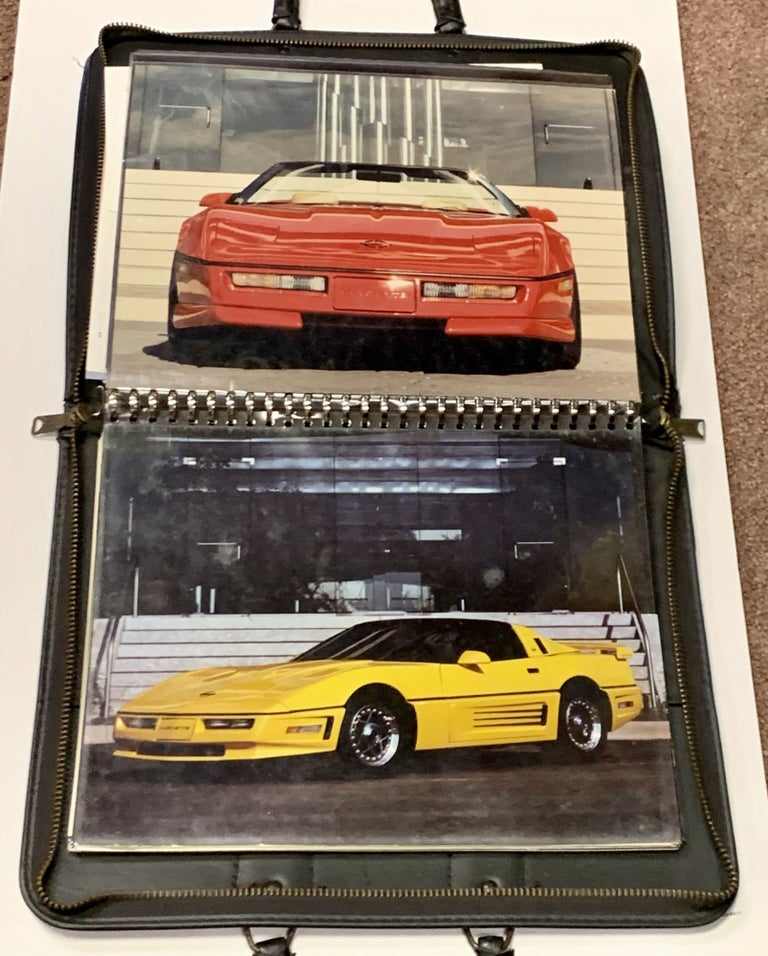 Item #49564 CORVETTE C4 PHOTOGRAPHY SALES PORTFOLIOS From a Florida Custom Corvette Dealership. American Sports Car History.