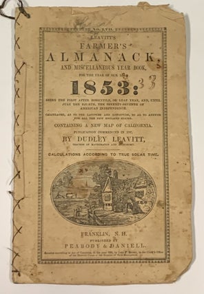 Item #49636 "Mining Regions of California" [as published in] Leavitt's FARMER'S ALMANACK, And...
