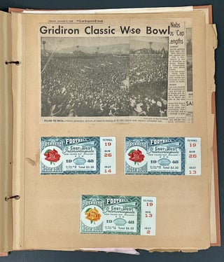 ROSE BOWL PARADE SCRAPBOOK. 1947 - 1948.