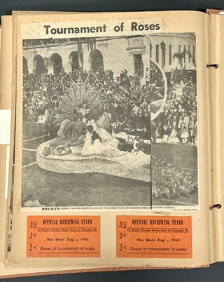 ROSE BOWL PARADE SCRAPBOOK. 1947 - 1948.