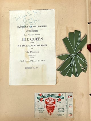 ROSE BOWL PARADE SCRAPBOOK. 1947 - 1948.