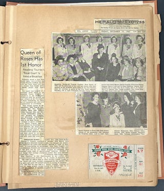 ROSE BOWL PARADE SCRAPBOOK. 1947 - 1948.