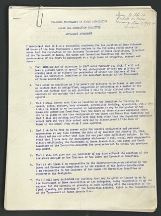 ROSE BOWL PARADE SCRAPBOOK. 1947 - 1948.
