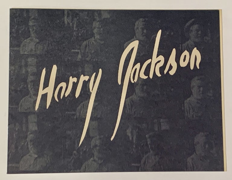Item #49952 HARRY JACKSON.; [with] TLs by Tina Jackson. Trade Newsletter / Sales Brochure, Harry - Subject. Jackson Jackson, Tina - Director of Sales, 1924 - 2011.