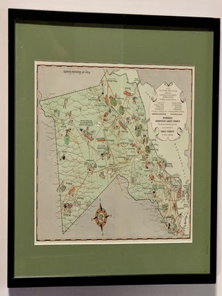Item #49964 PICTORIAL MAP Of ALAMEDA COUNTY.; This Brief Outline on Alameda County is Presented...