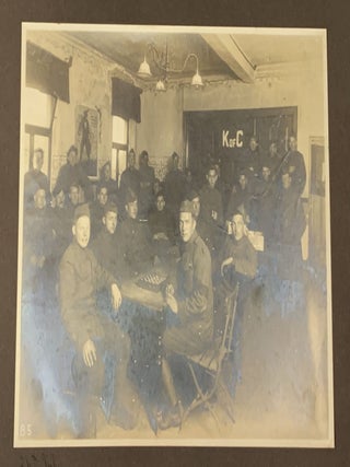 KNIGHTS Of COLUMBUS PHOTOGRAPH ALBUM. 90+ B/W Mounted Photographs, Mostly Silver Gelatin.