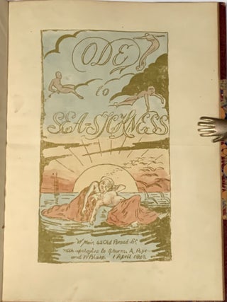 Item #50371 ODE To SEA - SICKNESS.; With Aplogies to R. Burns, A. Pope and W. Blake. 1 April...