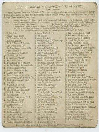 "MEN Of MARK" Cabinet Card Composite Photograph.