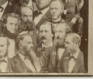 "MEN Of MARK" Cabinet Card Composite Photograph.