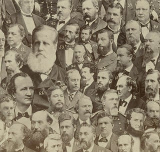 "MEN Of MARK" Cabinet Card Composite Photograph.