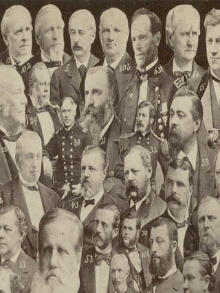 "MEN Of MARK" Cabinet Card Composite Photograph.
