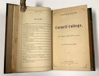 Item #50420 CATALOGUE Of CORNELL COLLEGE. Mt. Vernon, Linn Co., Iowa. 1860 - 1880. Sammelband...