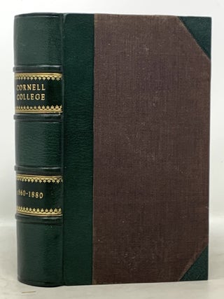 CATALOGUE Of CORNELL COLLEGE. Mt. Vernon, Linn Co., Iowa. 1860 - 1880.