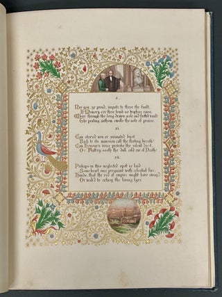 GRAY'S ELEGY. The Borders Designed & Illuminated by Lady Willoughby.