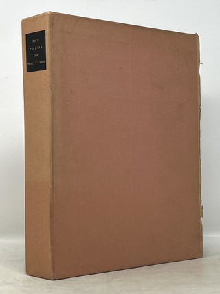 The POEMS Of JOHN GREENLEAF WHITTIER.; Selected and Edited with a Commentary by Louis Untermeyer.