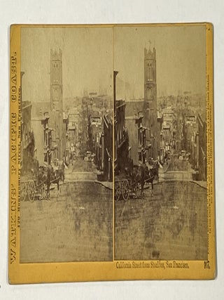 Item #50703 CALIFORNIA STREET From STOCKTON, San Francisco. Watkins' Pacific Coast. 967....
