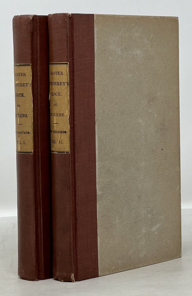 Item #51012 MASTER HUMPHREY'S CLOCK. In Two Volumes. Charles . Wilkins Dickens, William Glyde - Former Owner, 1812 - 1870.