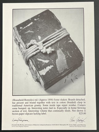 Item #51274.5 POSTER. Classic Bookseller's Book Description. Larry Dingman