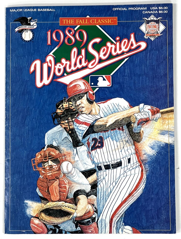 Item #51345 OFFICIAL PROGRAM. San Francisco GIANTS vs. Oakland ATHLETICS. 1989 World Series. Baseball History.