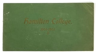 Item #51352 HAMILTON COLLEGE. Famous Old School of the Blue Grass Region for Girls and Young...