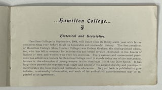 HAMILTON COLLEGE. Famous Old School of the Blue Grass Region for Girls and Young Women. Thirty-Sixth Year.; Cover title: Hamilton College. / 1904 - 1905.