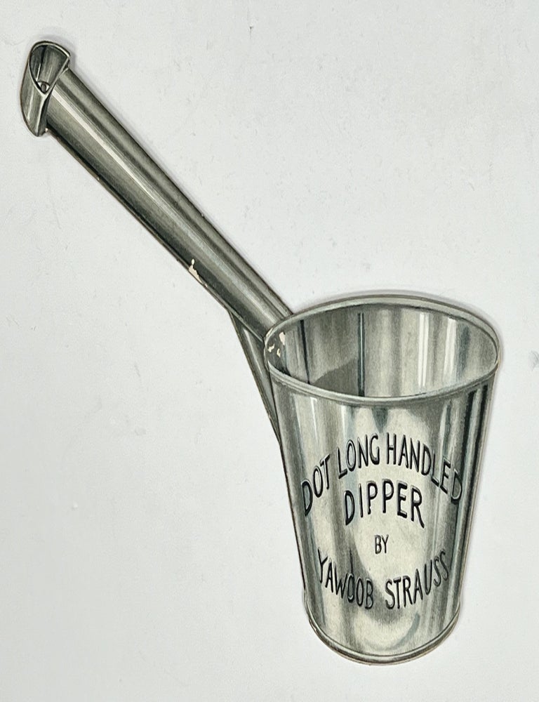 Item #51356 DOT LONG HANDLED DIPPER. DieCut Book, Yawcob Strauss, Charles Follen. 1842 - 1918 Adams.
