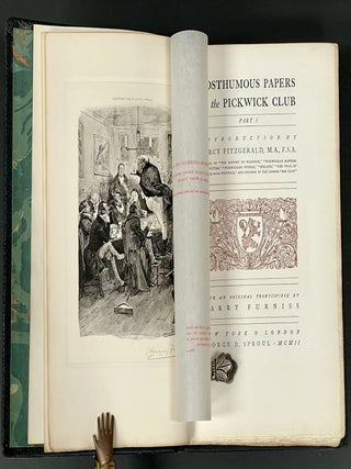 POSTHUMOUS PAPERS Of The PICKWICK CLUB.; Introduction by Percy Fitzgerald. Bibliographical Note by Frederic G. Kitton.