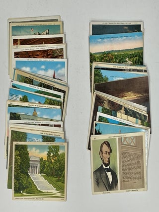LOT Of 80 COLOR POSTCARDS, All Kentucky - Themed. 20th C. Kentucky History.