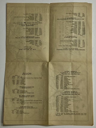 HIGHWAY MAP Of The STATE Of NEVADA. Scale: 1 in. = 2.5 mi.
