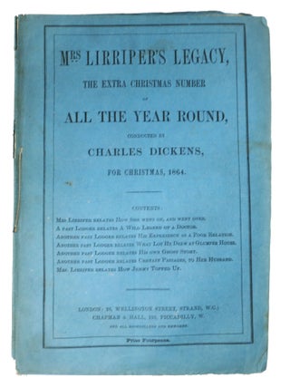 Item #5157.5 MRS. LIRRIPER'S LEGACY. The Extra Christmas Number of All The Year Round. For...