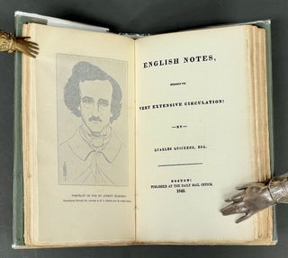 ENGLISH NOTES. A Rare and Unknown Work Being a Reply to Charles Dickens's "American Notes"
