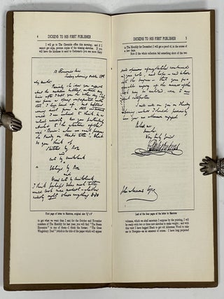 DICKENS To His FIRST PUBLISHER JOHN MACRONE.
