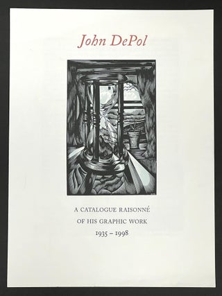 Item #51733 JOHN DePOL. A Catalogue Raisonné of His Graphic Work 1935 - 1998. Prospectus, John...