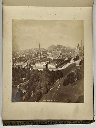 Item #51743 GRAND TOUR ALBUMEN PHOTOGRAPH ALBUM Of SCOTLAND. James Valentine, George Washington...