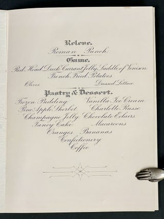INVITATION. Complimentary Dinner to Stephen N. Gifford by the Massachusetts Senate. 1858. 1882.